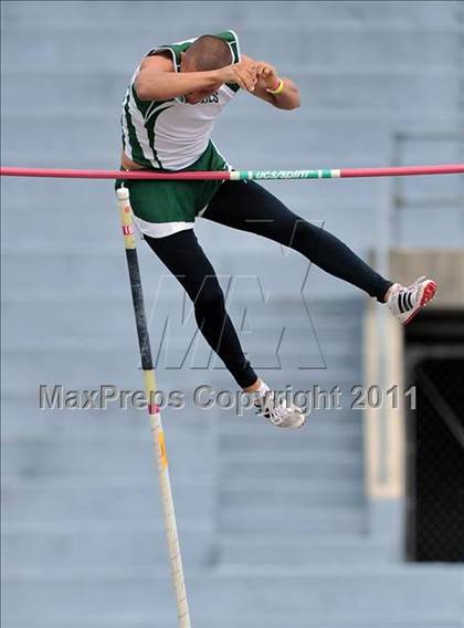 Thumbnail 2 in CIF NCS Masters Track & Field Championships (Boys Pole Vault) photogallery.