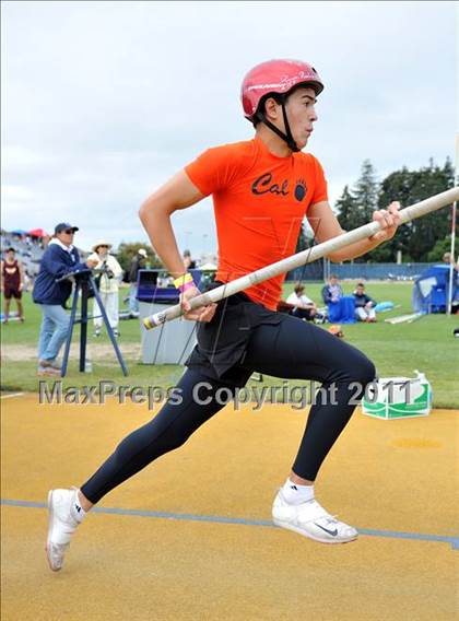 Thumbnail 3 in CIF NCS Masters Track & Field Championships (Boys Pole Vault) photogallery.