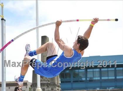 Thumbnail 1 in CIF NCS Masters Track & Field Championships (Boys Pole Vault) photogallery.