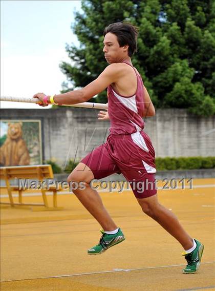 Thumbnail 1 in CIF NCS Masters Track & Field Championships (Boys Pole Vault) photogallery.