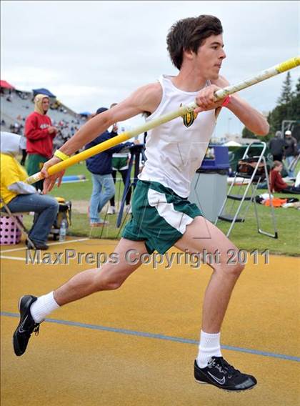 Thumbnail 2 in CIF NCS Masters Track & Field Championships (Boys Pole Vault) photogallery.