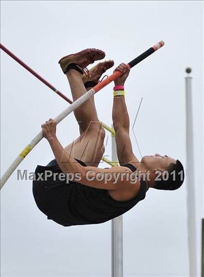 Thumbnail 1 in CIF NCS Masters Track & Field Championships (Boys Pole Vault) photogallery.