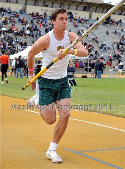 Thumbnail 3 in CIF NCS Masters Track & Field Championships (Boys Pole Vault) photogallery.