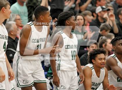 Thumbnail 2 in Cedar Park vs. Manor (UIL 5A Area Playoff) photogallery.