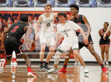 Thumbnail 2 in Cedar Park vs. Manor (UIL 5A Area Playoff) photogallery.