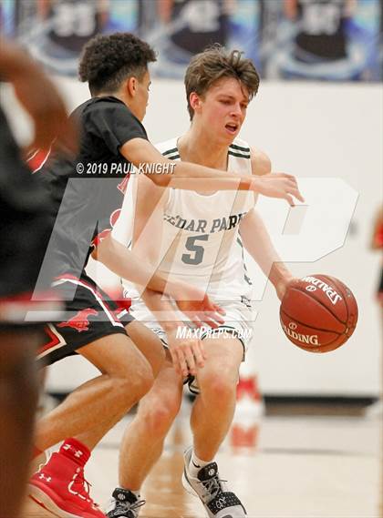 Thumbnail 1 in Cedar Park vs. Manor (UIL 5A Area Playoff) photogallery.