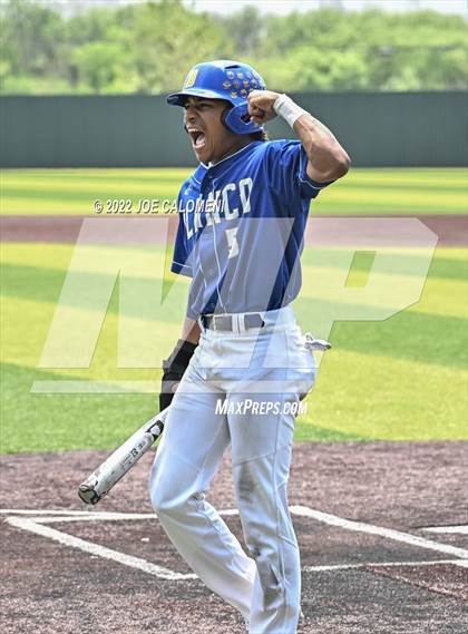 Thumbnail 2 in Blanco vs Marion (UIL 3A Region 4 Baseball Quarterfinal) photogallery.