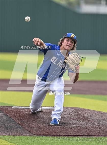 Thumbnail 3 in Blanco vs Marion (UIL 3A Region 4 Baseball Quarterfinal) photogallery.