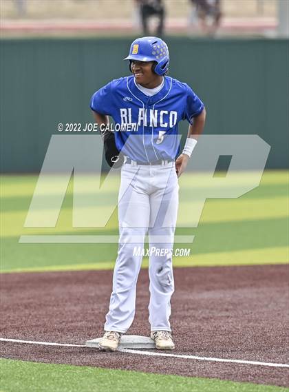 Thumbnail 3 in Blanco vs Marion (UIL 3A Region 4 Baseball Quarterfinal) photogallery.