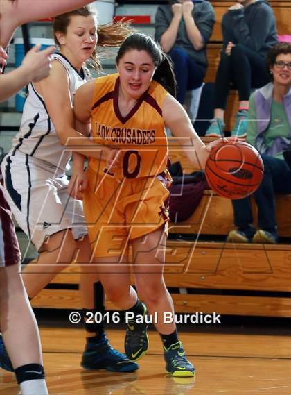 Thumbnail 2 in Elk County Catholic vs Northern Potter (District IX Class A Quarterfinal) photogallery.