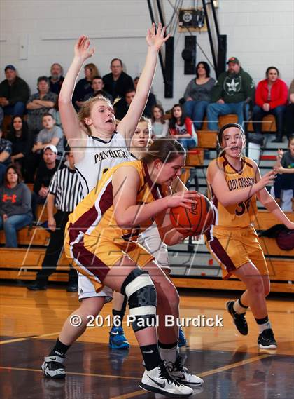 Thumbnail 1 in Elk County Catholic vs Northern Potter (District IX Class A Quarterfinal) photogallery.