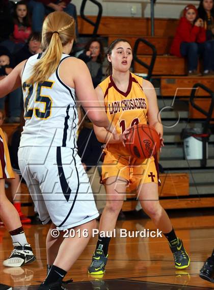 Thumbnail 2 in Elk County Catholic vs Northern Potter (District IX Class A Quarterfinal) photogallery.