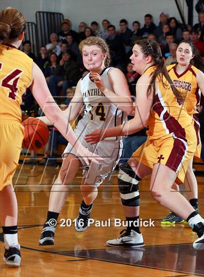 Thumbnail 3 in Elk County Catholic vs Northern Potter (District IX Class A Quarterfinal) photogallery.