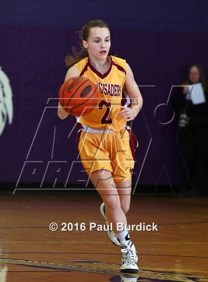 Thumbnail 2 in Elk County Catholic vs Northern Potter (District IX Class A Quarterfinal) photogallery.
