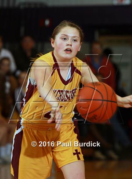 Thumbnail 2 in Elk County Catholic vs Northern Potter (District IX Class A Quarterfinal) photogallery.
