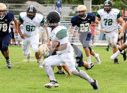 Thumbnail 3 in Bishop McLaughlin Catholic vs Gulf (Scrimmage) photogallery.