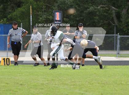 Thumbnail 2 in Bishop McLaughlin Catholic vs Gulf (Scrimmage) photogallery.