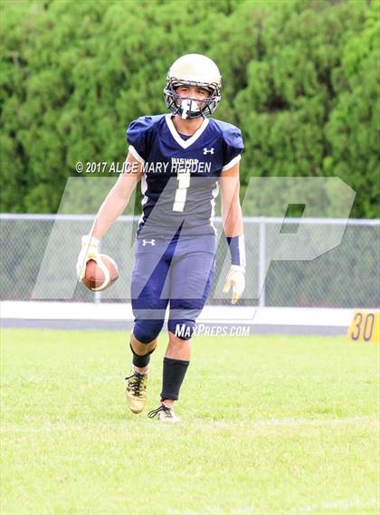 Thumbnail 2 in Bishop McLaughlin Catholic vs Gulf (Scrimmage) photogallery.