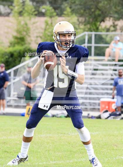 Thumbnail 2 in Bishop McLaughlin Catholic vs Gulf (Scrimmage) photogallery.