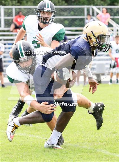 Thumbnail 3 in Bishop McLaughlin Catholic vs Gulf (Scrimmage) photogallery.