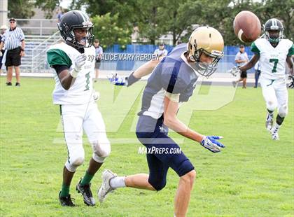 Thumbnail 2 in Bishop McLaughlin Catholic vs Gulf (Scrimmage) photogallery.