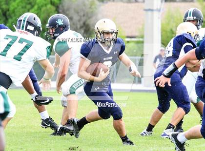 Thumbnail 3 in Bishop McLaughlin Catholic vs Gulf (Scrimmage) photogallery.