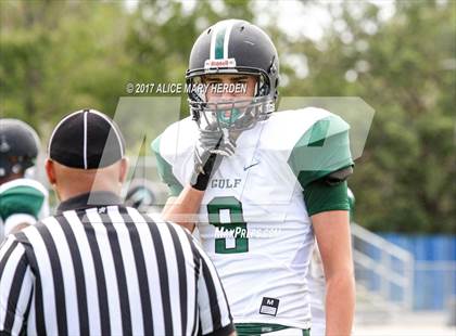 Thumbnail 2 in Bishop McLaughlin Catholic vs Gulf (Scrimmage) photogallery.