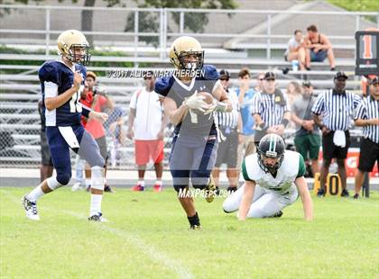 Thumbnail 1 in Bishop McLaughlin Catholic vs Gulf (Scrimmage) photogallery.