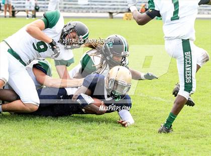 Thumbnail 1 in Bishop McLaughlin Catholic vs Gulf (Scrimmage) photogallery.