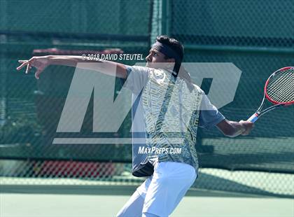 Thumbnail 2 in Dougherty Valley vs. Lowell (CIF NorCal Regional Team Tennis Championships) photogallery.
