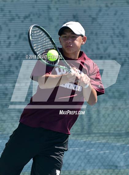 Thumbnail 1 in Dougherty Valley vs. Lowell (CIF NorCal Regional Team Tennis Championships) photogallery.