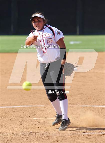 Thumbnail 2 in Santa Ynez vs Village Christian (CIF SS Division 7 Final) photogallery.
