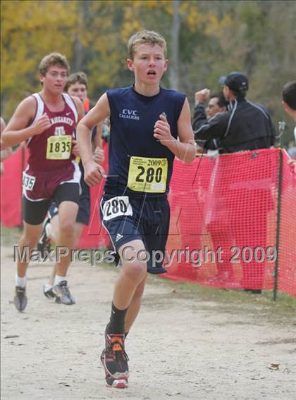 Thumbnail 1 in CIF State Cross Country Championships (D5 Boys) photogallery.