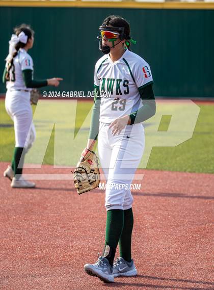 Thumbnail 3 in Harlingen South vs. Liberty Hill (UIL Softball 5A Region 2 & 4 Regional Semifinal) photogallery.