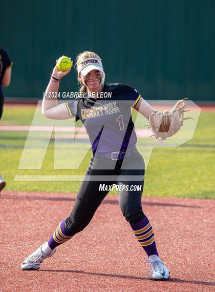 Thumbnail 1 in Harlingen South vs. Liberty Hill (UIL Softball 5A Region 2 & 4 Regional Semifinal) photogallery.