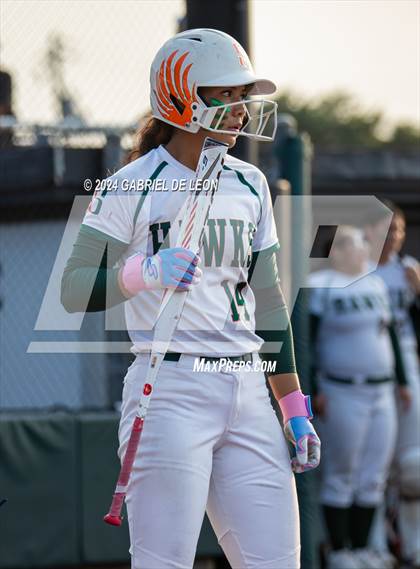 Thumbnail 3 in Harlingen South vs. Liberty Hill (UIL Softball 5A Region 2 & 4 Regional Semifinal) photogallery.