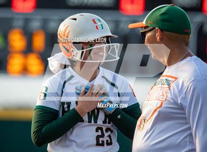 Thumbnail 2 in Harlingen South vs. Liberty Hill (UIL Softball 5A Region 2 & 4 Regional Semifinal) photogallery.