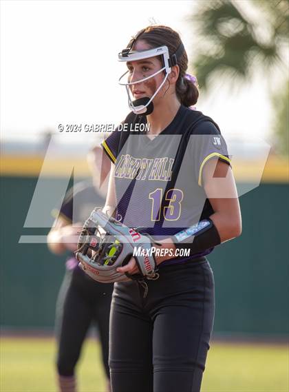 Thumbnail 2 in Harlingen South vs. Liberty Hill (UIL Softball 5A Region 2 & 4 Regional Semifinal) photogallery.