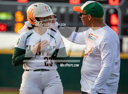 Thumbnail 3 in Harlingen South vs. Liberty Hill (UIL Softball 5A Region 2 & 4 Regional Semifinal) photogallery.
