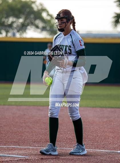 Thumbnail 2 in Harlingen South vs. Liberty Hill (UIL Softball 5A Region 2 & 4 Regional Semifinal) photogallery.
