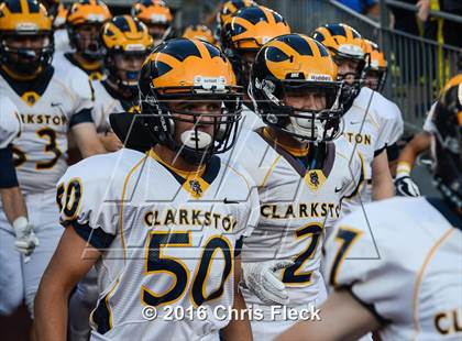 Thumbnail 2 in Clarkston vs. Lapeer (Battle at the Big House) photogallery.