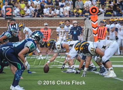 Thumbnail 3 in Clarkston vs. Lapeer (Battle at the Big House) photogallery.