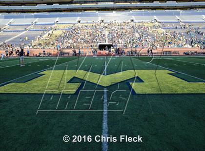 Thumbnail 1 in Clarkston vs. Lapeer (Battle at the Big House) photogallery.