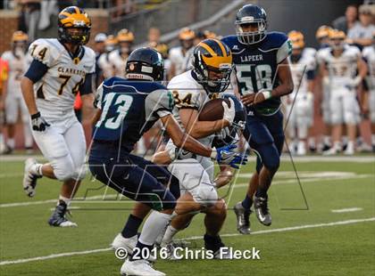 Thumbnail 1 in Clarkston vs. Lapeer (Battle at the Big House) photogallery.