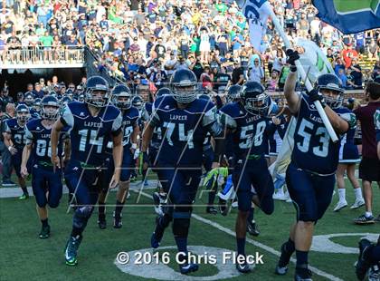 Thumbnail 1 in Clarkston vs. Lapeer (Battle at the Big House) photogallery.