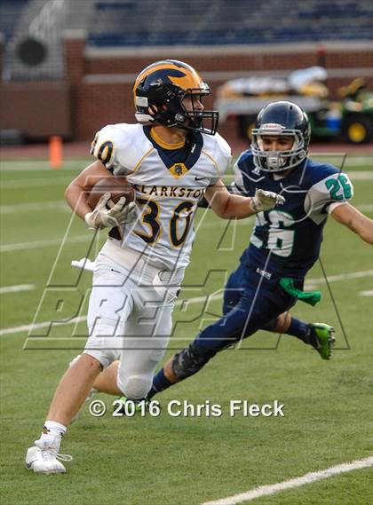 Thumbnail 3 in Clarkston vs. Lapeer (Battle at the Big House) photogallery.