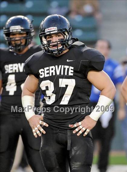Thumbnail 1 in Rocklin vs. Servite (CIF State D2 Final) photogallery.