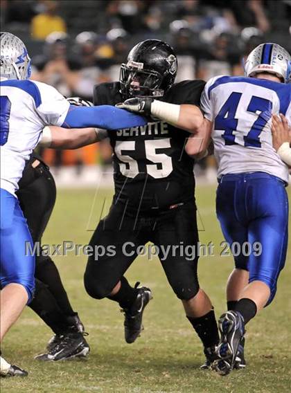 Thumbnail 2 in Rocklin vs. Servite (CIF State D2 Final) photogallery.