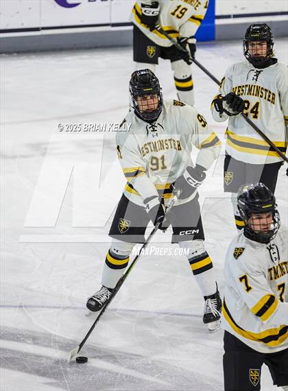 Thumbnail 2 in Phillips Academy vs  Westminster School (NEPSAC Large School Final) photogallery.