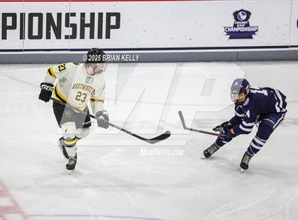 Thumbnail 3 in Phillips Academy vs  Westminster School (NEPSAC Large School Final) photogallery.